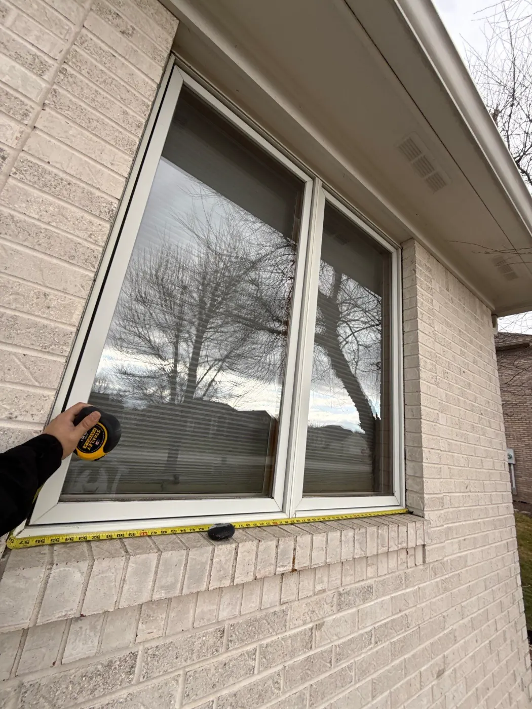 Window replacement documented in Pendleton